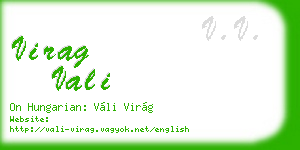 virag vali business card